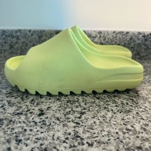 Green Adidas Yeezy Slide